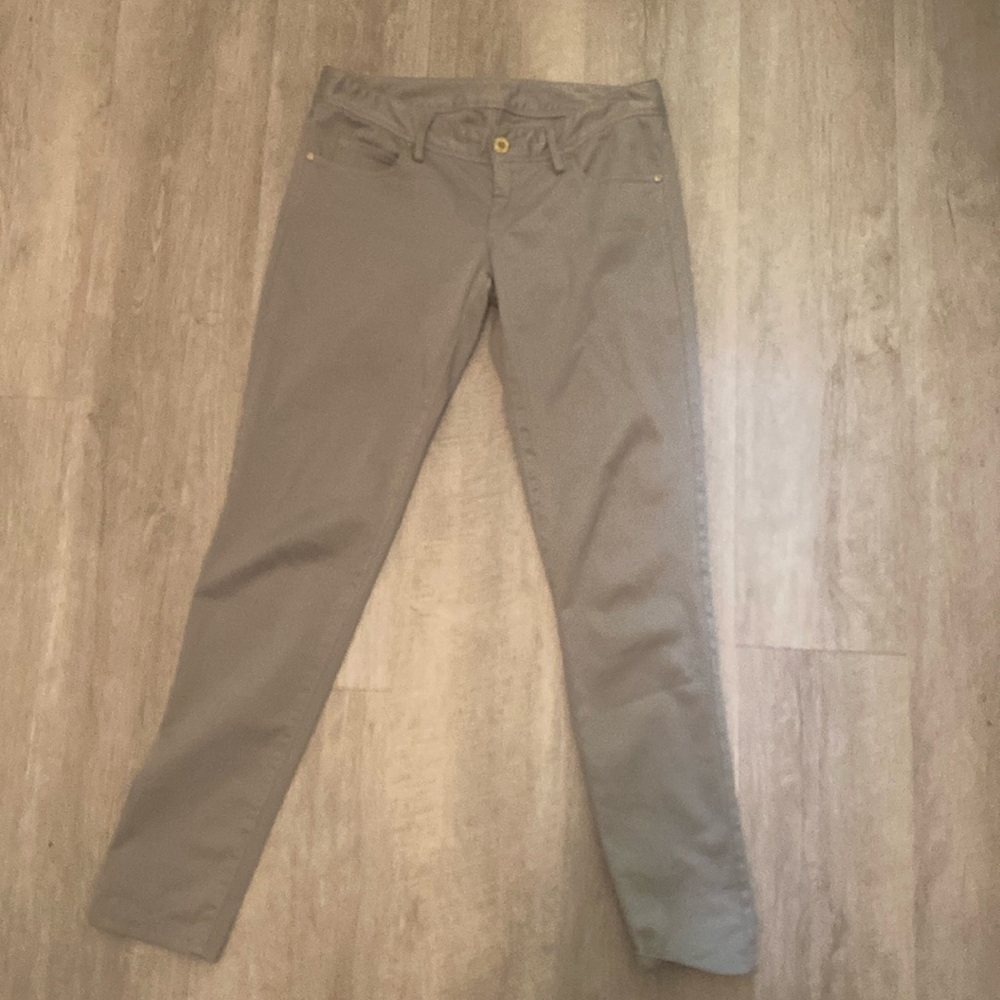 Lilly Pulitzer Worth Skinny Pants Light Grey Soft! EUC 4